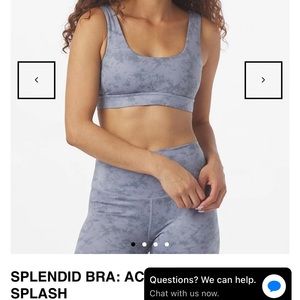 Glyder Splendid xL Sports Bra: Acid Splash